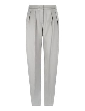 Pantaloni a gamba dritta In Seta