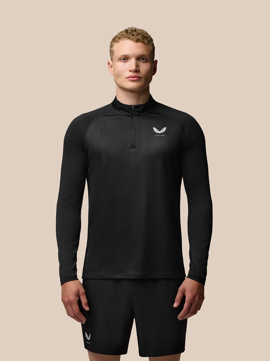 Adapt Training 1/4 Zip Top - Black BLACK L male - Castore - FashionsVida