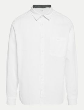 RED LABEL Regular-Fit Hemd mit Struktur Weiß S