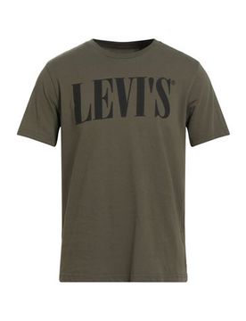 Camiseta Hombre Verde militar XS Hombre