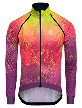 Giacca Motion Z6 Membrane Neon Lava Blend - KALAS - FashionsVida