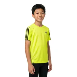 Club 3 Stripes Short Sleeve T-shirt Lucid Lemon 13-14 Years