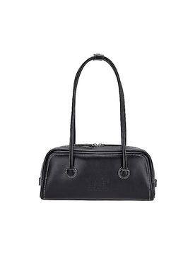 Ledertasche - Schultertasche SOFT BOSTON EW schwarz damen
