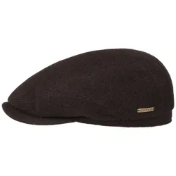 Belfast Vedrick Wool Flat Cap by - dark brown - Size: 63 cm