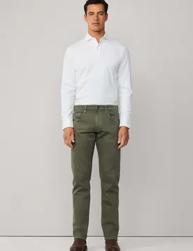 Vaqueros de hombre teñidos en prenda fit clásico - Hackett - FashionsVida