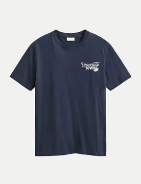 T-Shirt University Town Blau XXL - Gant - FashionsVida