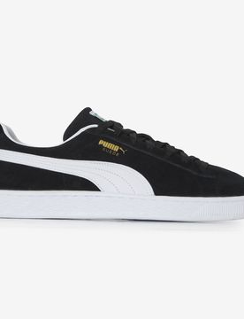 Puma Suede noir/blanc 45 homme