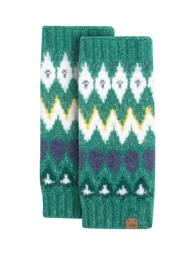 Shutt Womens Fair Isle Wrist Warmers - - Size: ONESIZE - Weird Fish - FashionsVida