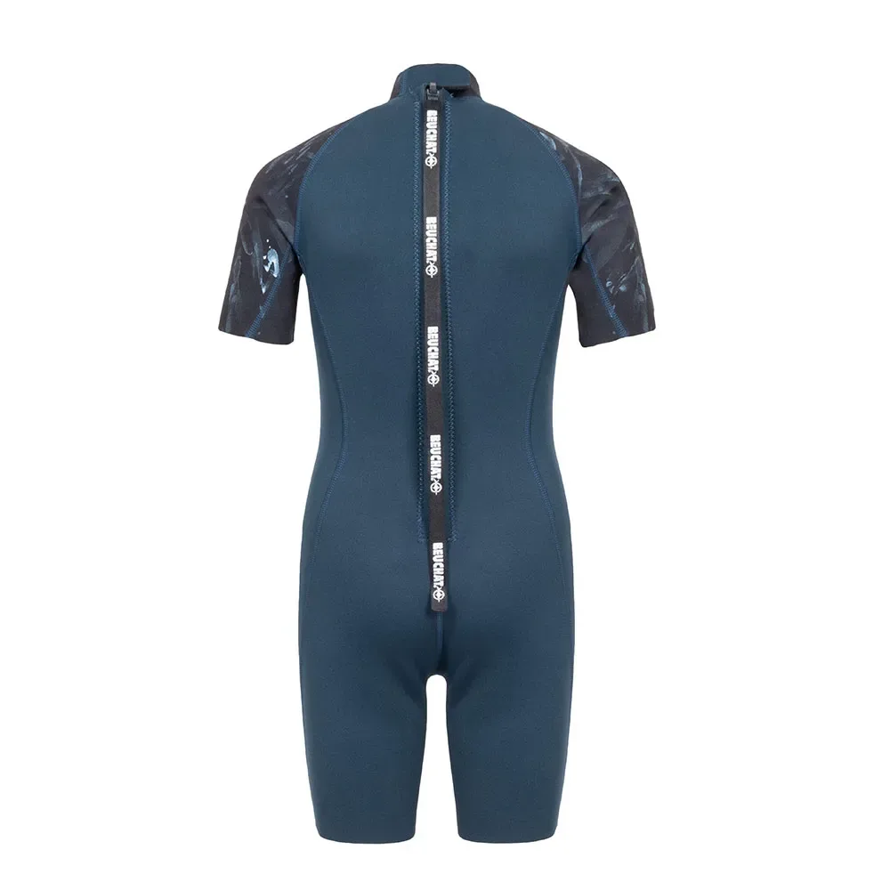 Muta Shorty A Maniche Corte Atoll Junior Back Zip 2 Mm - Beuchat - FashionsVida