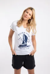 West Coast Womens Front Print Graphic T-Shirt - - Size: 16