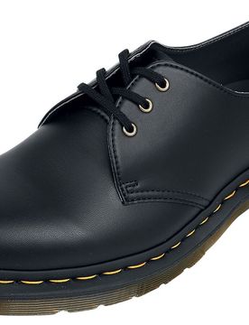 Rockabilly Schnürschuh - 1461 Vegan Black Felix Rub Off - EU36 bis EU39 - Größe EU37 - schwarz - Unisex - unisex