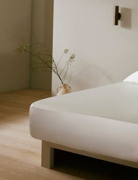 Lenzuola Seta Di Gelso Bianco Senza Cuciture, Fascia Elastica 100% Seta Perfettamente Adatto Per Clienti Con Le Pelli Sensibili 90x200+30cm