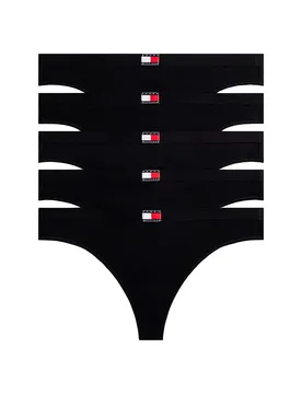 Tanga Uw0uw0562 5 Unità Black / Black / Black / Black / Black M