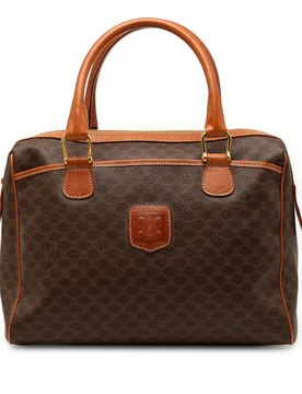 Macadam Coated Canvas Handbag - Celine - FashionsVida