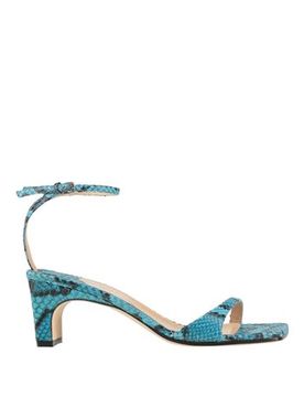 Sandalias Mujer Azul celeste 37 Mujer