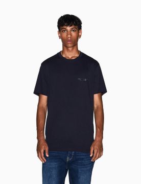 Para hombre. XM001281AF10361UB101 Camiseta Diario (M), Blanco, Casual, Algodón, Manga corta