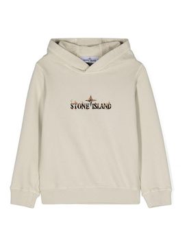 Stone Island Junior Felpa in cotone