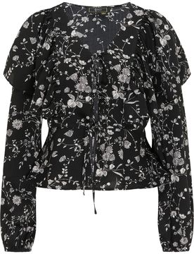 Faina Blusa negro / blanco
