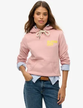 Superdry Damen Neon Hoodie Pink - Größe: 36 - 79.99 - FashionsVida