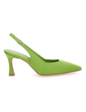 Decolleté SlingBack 148 Pistacchio Raso 38 - PITTARELLO COUTURE - FashionsVida