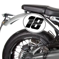 Kit Tabella Porta Numero Bmw R Ninet Pure
