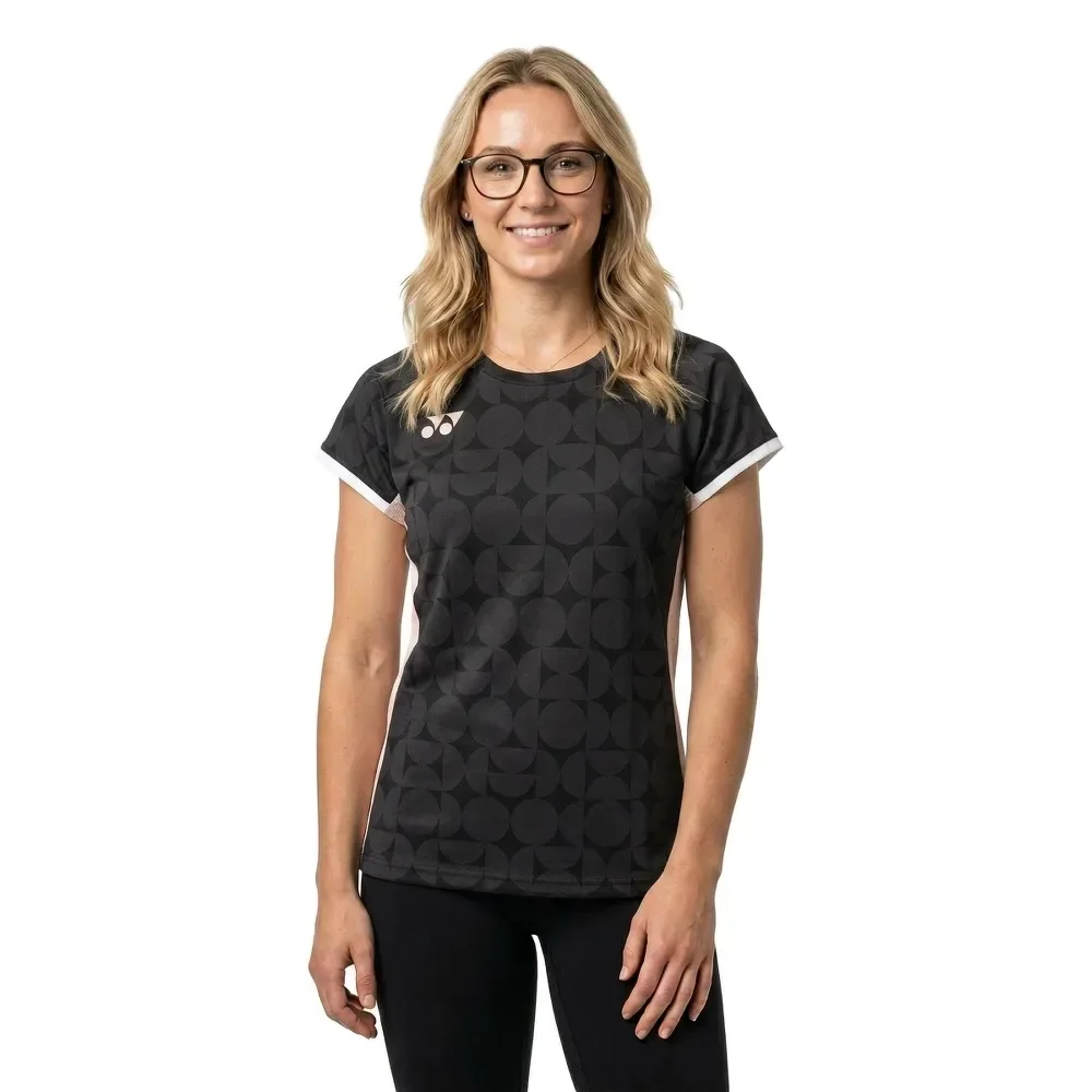 Yx Short Sleeve Polo Black L - Yonex - FashionsVida