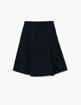 Jupe à imprimé de phrases M. Christian Lacroix BLACK S female - Desigual - FashionsVida