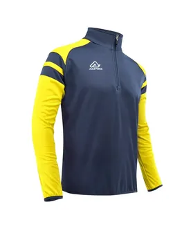 Sweat à Demi-zip Kemari Blue / Yellow L