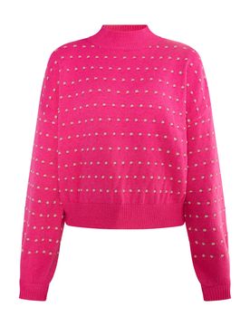 Faina Jersey 'Imane' oro / rosa