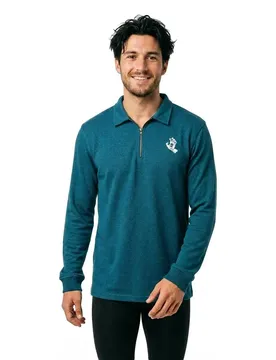 T-shirt à Manches Courtes Polo Mini Mono Hand Petrol Blue L