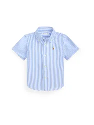 Camicia neonato azzurro 80