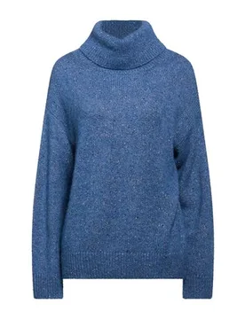 Rollkragenpullover Damen Blau 36,38 Damen - Gran Sasso - FashionsVida