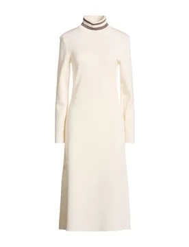 Vestido midi Mujer Marfil 38,40 Mujer - Purotatto - FashionsVida