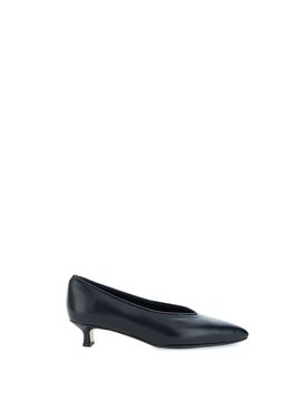 Décolleté in pelle NERO 37