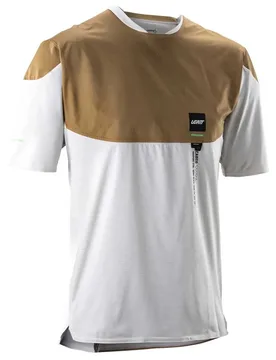 Maglia A Maniche Corte Trail 6.0 Cargo Brass Brown - Leatt - FashionsVida