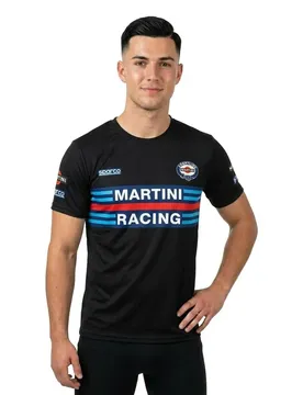 T-shirt à Manches Courtes Martini-r Black L