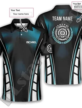 Custom Name Mesh Breathable Archery Archer Shooter Vintage Tattoo 3DPrint Harajuku Summer Streetwear Short Sleeves Polo Shirts J - Aliexpress - FashionsVida