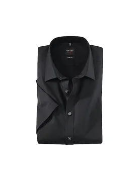 Camisa Business Body Fit negro 38 - Olymp Level Five - FashionsVida