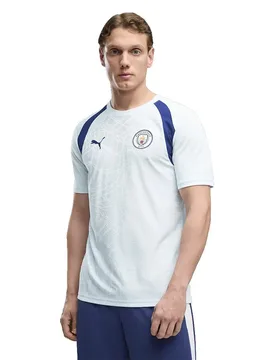 T-shirt à Manches Courtes Entraînement Manchester City Fc 26/27 Dewdrop / Blue Jewel S - Puma - FashionsVida
