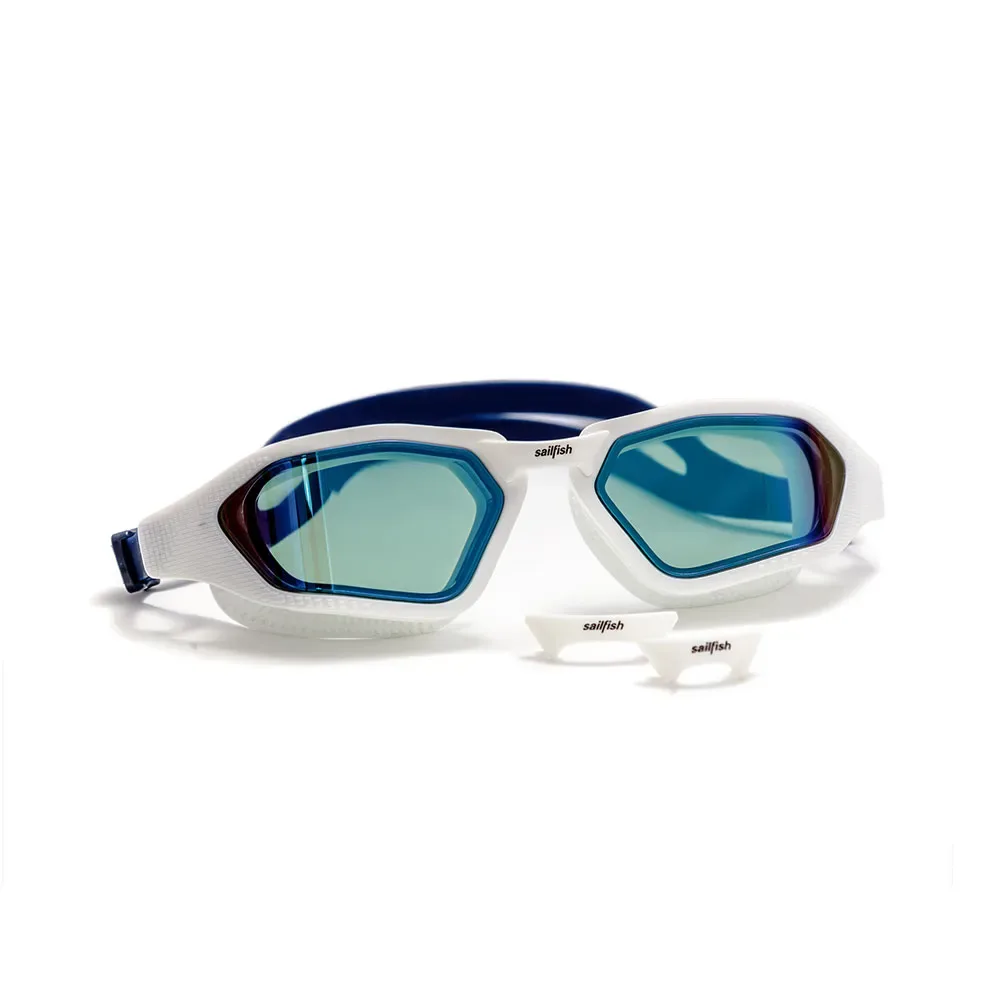 Streamer Swimming Goggles Blue Mirror One Size Men,Women - Sailfish - FashionsVida