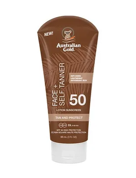 LociÃ³n Face + Self Tanner Spf50 - Australian Gold - FashionsVida