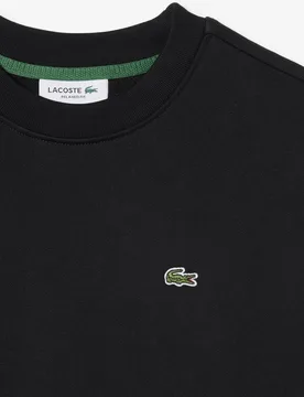 Sudadera de mujer de cuello redondo de felpa de corte holgado - Lacoste - FashionsVida