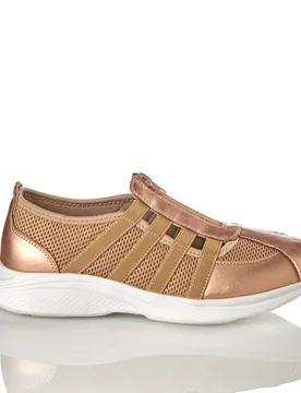 Sommer-Sneaker "Sunny" gold-metallic - Amelie di Santi - FashionsVida