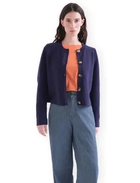 Pullover Compañia Fantástica Cardigan 10229 - Navy Blue Eu S;Eu M;Eu L;Eu Xl Female - Compania Fantastica - FashionsVida