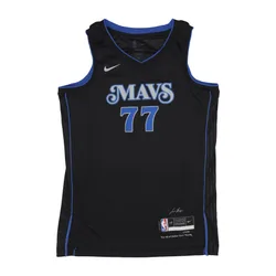 Canotta Basket Uomo Nba City Edition 2023/24 Swingman Jersey No 77 Luka Doncic Dalmav Black