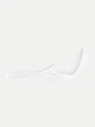 Füßlinge Step Medium Cut Weiß 37-38