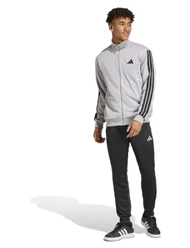 Survêtement Sportswear Basic 3 Stripes French Terry Medium Grey Heather / Mgh Solid Grey XL - Adidas - FashionsVida