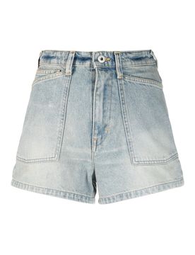Kenzo Shorts in jeans a vita alta