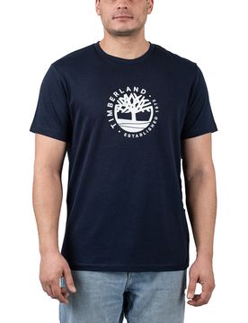 Refibra Graphic Tee Dark Sapphire S Herren