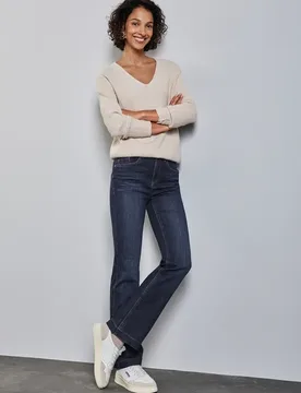 Bootcut Jeans female Blau - Street One - FashionsVida